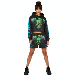 Nouveautés Ensemble sweat-shirt et jogging pour homme Style streetwear 100% coton Ensemble deux pièces pour l'automne Tricoté décontracté Séchage rapide - Product Image 2