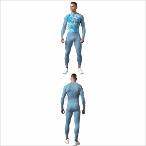 Conjuntos de Rash Guard para Hombre con Diseño Personalizado por Sublimación, Último Estilo, Gran Venta - Product Image 5