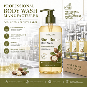 Gel Douche Hydratant et Nourrissant au Beurre de Karité, Nettoyage Doux, Marque Privée OEM ODM - Product Image 1