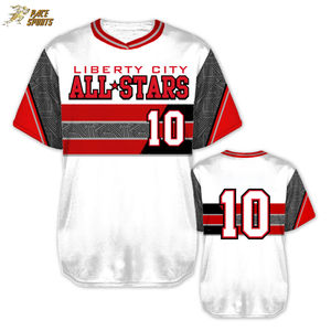 Ensemble de maillots de baseball sans manches de haute qualité professionnelle pour adultes, respirant, léger, confortable, grande taille, prix bas, 100% - Product Image 5