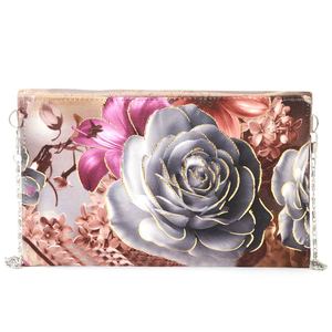 กระเป๋าคลัทช์พิมพ์ลายดอกไม้สำหรับผู้หญิง (1875) - สีทองแดง - Product Image 4