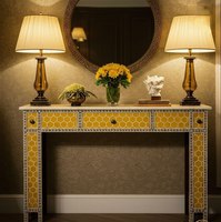 Maßgefertigte Schubladenkommode aus Harz/MOP mit handgefertigtem Perlmutt-Intarsien-Design im modernen Bohemian-Stil, vielseitiger Büro-Organizer