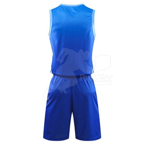 Conjuntos de uniforme de baloncesto profesional para hombres transpirable de talla grande 100% poliéster duradero antiarrugas - Product Image 3