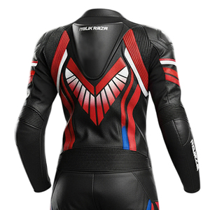 Trajes de moto de piel de vaca hechos a medida precio al por mayor cómodo traje de carreras de coches transpirable para mujer - Product Image 5