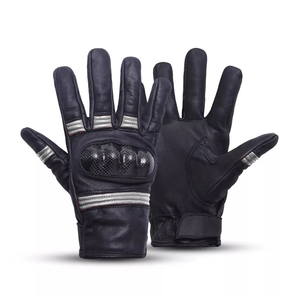 Custom Unisex Genuine Leather Winter Motorcycle Racing Gloves for Men Women Waterproof Breathable Customizable Color Logo - Product Image 1