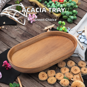 Plateau de service en bois fait à la main personnalisé plateau de petit déjeuner en bois de manguier naturel plateau en bois rustique avec poignées par exportations mondiales - Product Image 6