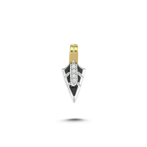 Warrior Sword Ax Charm gladiateur bouclier disque collier 14k or bijoux en gros tendance de luxe hommes romain Warior pendentif Offre Spéciale - Product Image 6