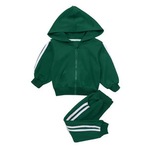 Chándal para niños, ropa de poliéster/algodón, sudaderas con capucha para niñas y niños, sudadera en blanco, conjunto de Jogger, chándal para niños, chándal para niños - Product Image 5