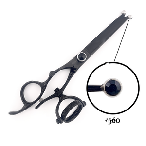 Double Swivel Handle Shears <b>Left</b> <b>Handed</b> Stainless Steel Hair Cutting <b>Scissors</b> - Product Image 2