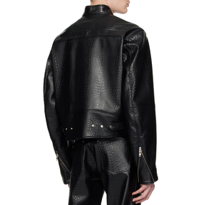 Best Price Customizable <b>Men's</b> <b>Long</b> Sleeve Leather <b>Jacket</b> Front Fashionable Design Formal Style High Quality Custom Branded - Product Image 3