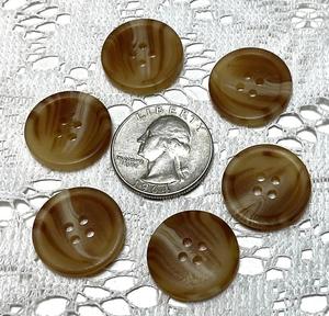 Brown Buttons 10mm, 15mm, 20mm, 23mm, <b>25m</b>, 28mm Perfect for Suit, Shirts, Coat. Natural Horn. Handmade Real Genuine Horn Button - Product Image 5