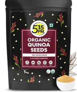 Hạt Quinoa Trắng Hữu Cơ Ngũ Cốc Lành Mạnh Cho Bữa Sáng Cũng Giàu Protein, Chất Xơ Và Canxi