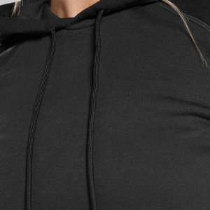 Fabricante personalizado recortado sudaderas con capucha mujeres Crop Top logotipo personalizado ropa deportiva polar mujeres crop top sudaderas con capucha - Product Image 3