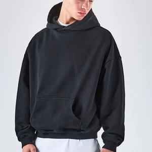 Personalizado de alta calidad de gran tamaño Sudadera con capucha Drop Shoulder Fleece Heavyweight Streetwear Sudaderas con capucha - Product Image 5