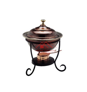 Plat de service alimentaire en métal décor de mariage et d'hôtel fini argent poli miroir accessoires de décoration d'hôtel et de mariage OEM - Product Image 4