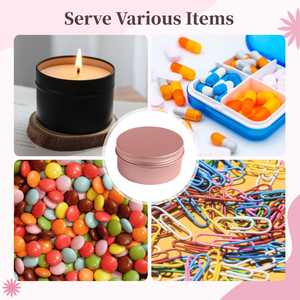 เหยือกเทียนกลมเคลือบผงพร้อมฝาปิดผลิตภัณฑ์ตกแต่งบ้านสมบูรณ์แบบเครื่องใช้บนโต๊ะอาหารสำหรับใช้ในห้องนั่งเล่นคาเฟ่ - Product Image 3