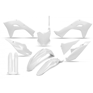 2024 2025 Kawasaki KXF 450 bianco pieno di plastica Kit moto accessori - Product Image 1