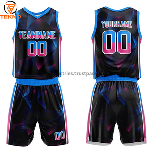 Ensemble de maillots de basket-ball de qualité supérieure uniformes de basket-ball pour hommes OEM personnalisés uniforme de basket-ball de conception personnalisée OEM à séchage rapide - Product Image 1