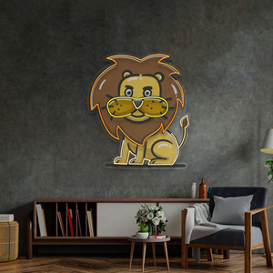 Precioso <span class=keywords><strong>León</strong></span> LED letrero de neón personalizado regalo de neón LED letrero de neón tienda de luz negocio logo idea para la venta - Product Image 3
