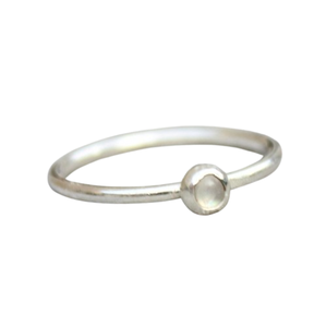 เครื่องประดับแหวนคลาสสิกสไตล์ Boho สำหรับผู้หญิงเครื่องประดับเงิน925สเตอลิงเงินมูนสโตนแหวนแฮนด์เมดของขวัญสำหรับความรัก - Product Image 1