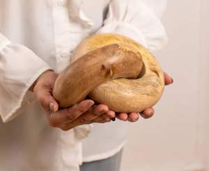 Sculpture décorative de salle de bain en bois poli moderne |   Pièce d'appoint pour table de console centrale |   Fournisseur en gros - Product Image 4