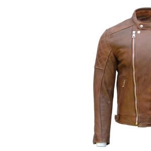 Blouson en cuir pour homme, coupe-vent, norme CE, commandes OEM personnalisées en gros 2026 - Product Image 4