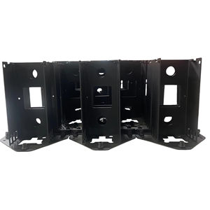 Pièces de pliage en tôle d'acier inoxydable de précision, support de montage, cadre de support d'équipement électrique, revêtement en poudre, OEM - Product Image 1