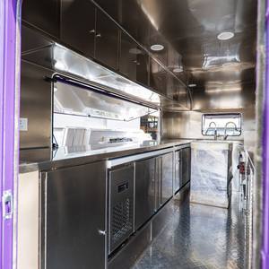 ORANGE-Caravane mobile pour pizzas RV violette BBQ Food Truck Fashion Food Van Entreprise Meilleure vente à vendre - Product Image 5