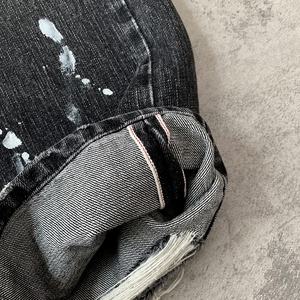 กางเกงยีนส์ขาตรงขากว้างสำหรับผู้ชาย - Product Image 3