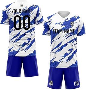 Customizable Soccer Uniform <b>Set</b>-100% Cotton Quick Dry Unisex Adult All Seasons - Product Image 1