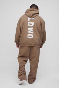 Top Vente Brun Surdimensionné WRLDWD Zip Through Hommes Hoodies Satin Applique Streetwear Mode Personnalisé Fabricant Hoodies Hommes - Product Image 4