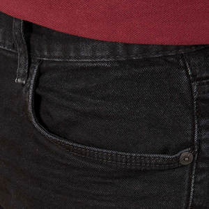 Pantalon en jean foncé pour hommes en haute qualité 100% coton style solide respirant taille adulte pour l'hiver - Product Image 6