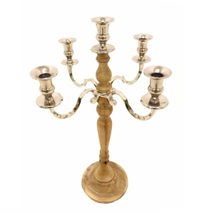 Soporte de vela grabado a mano de alta calidad Para Boda y decoración del hogar, soporte votivo de vela de Metal decorativo, acabado de 3 colores - Product Image 5