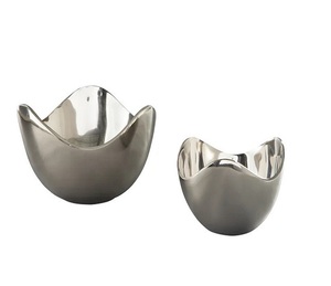 Juego de dos ensaladeras de frutas de alta calidad estándar, mesa de cena, cuenco de Metal para servir alimentos, proveedor mayorista, cuenco para servir - Product Image 1