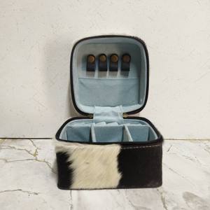 Popular Western Hair On 100% Material de cuero genuino Estuche de joyería Ocultar joyería Bolsa de cosméticos Organizador de fácil almacenamiento Estuche de moda - Product Image 5