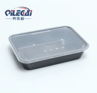 Boîtes de préparation de repas empilables sans BPA pour sushis et sandwichs avec couvercles, compatibles micro-ondes et congélateur, en PP épaissi, boîte bento pour le stockage des aliments