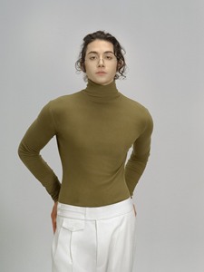 Camisa de cuello alto de lana de alta calidad para hombre Heritage, estampado informal de invierno, tela tejida de sarga transpirable, soporte antiarrugas ODM - Product Image 3
