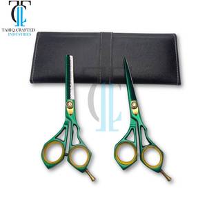 Nouveauté Ciseaux de barbier professionnels en acier inoxydable Ciseaux à cheveux pour usage en salon TARIQ CRAFTED INDUSTRIES - Product Image 6