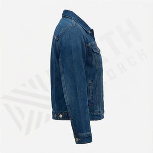 Fashion Women <b>Denim</b> <b>Jacket</b> For Winter Wear Wholesale Custom Design Women <b>Denim</b> <b>Jacket</b> Low MOQ Stylish Breathable Coat Outwear - Product Image 3