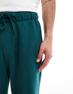 กางเกงวอร์มผู้ชายผ้าคอตตอน100% ซักได้สีพื้นกางเกงขายาวทรงตรงไซส์ใหญ่ - Product Image 5