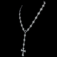 Collier en argent sterling 925 avec diamant moissanite Christin Cross, collier de luxe pour occasions spéciales, unisexe