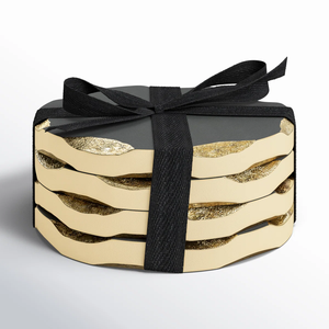 Sous-verres ronds modernes, plat de service poli pour les hôtels, les services, les fêtes, la vaisselle et la maison - Product Image 4