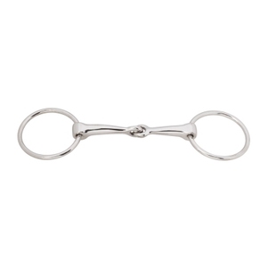 BRAND ZONE Brida de acero inoxidable con anillo suelto y mordaza de plata alemana de unión simple con anillos de latón, accesorios para caballos, venta al por mayor - Product Image 2