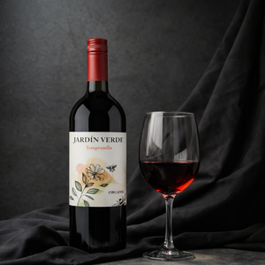 Jardin Verde Vino Tinto Tempranillo Orgánico 100% Tempranillo 12.5-13.5% ABV Vino Tinto Español Orgánico 750ml - Product Image 3