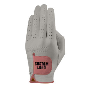 OEM/ODM Guantes de golf de cuero transpirable de piel de oveja de tacto suave para hombres y mujeres Guante de viaje auténtico con logotipo personalizado para deportes - Product Image 2