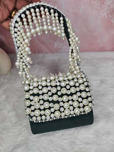 Bolso de mano de madre de Pera de diseño de lujo con bolsos de noche de trabajo bordados bolsos de boda de moda para damas DE ARTESANÍA DE LUJO - Product Image 3