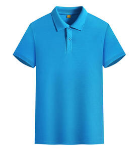 Polo-shirts publicitaires personnalisés avec logo OEM, vêtements d'entreprise d'été à manches courtes, vêtements d'usine, publicité culturelle - Product Image 3