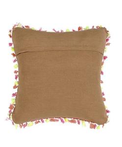 Housse de coussin en coton brodé à la main, style vintage, design personnalisé, couleur marron, vente chaude - Product Image 5