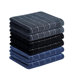 Essuie-tout de cuisine durable, anti-rayures, épaissi, doux pour la peau, en coton uni, pour la maison - Product Image 1