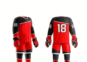 Ensembles d'uniformes de hockey sur glace unisexes légers Tendance Broderie sur mesure Vêtements confortables respirants faciles à porter - Product Image 4